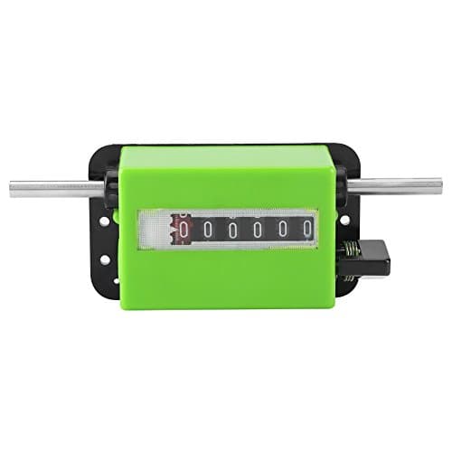 Roller-Type Meter Counter, 6 Digits Meters Rolling Mechanical Length Counter JM316