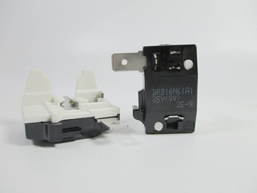 2PCS Flat Overload Protector DRB16N61A1 MV35Y compatiable for Refrigerator 600a Compressor with 4.8MM Wide Insert