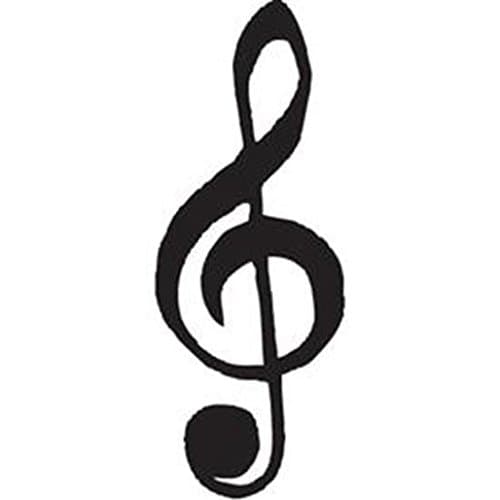 Hampton Art Expressions Rubber Stamps, Music Note