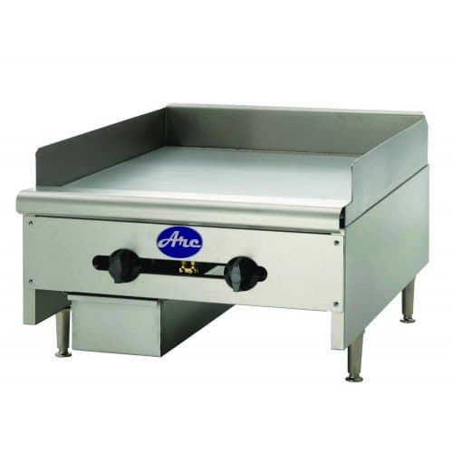 24" Countertop Griddle - 60,000 BTU - 2 Burner Controls