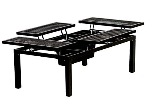 sofun 2014-73A Rectangle Table, 54" Width x 31" Depth x 19" Height, Black