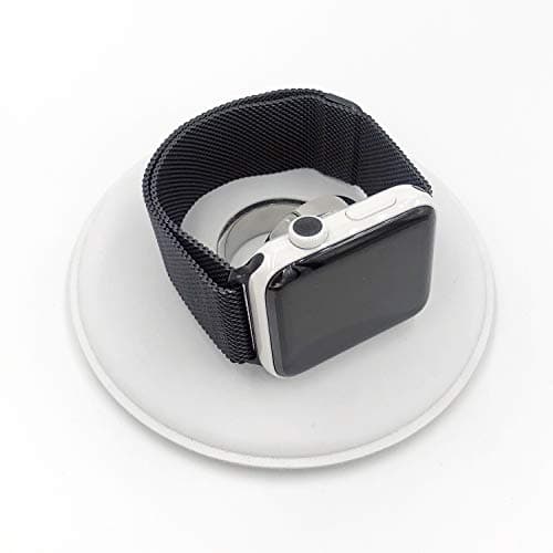 DotCrown Space Gray Crown dot Sticker Vinyl Cover, Set of 8 dots for All Apple Watch LTE Plus x2 Matching Side Buttons