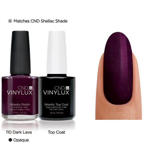 Vinylux Duo Top Coat Dark Lava