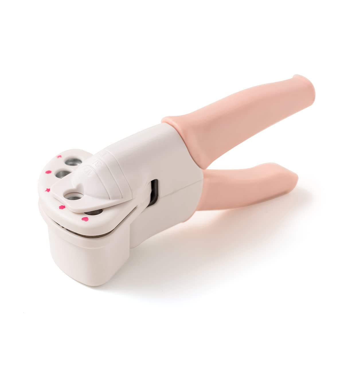 Crop-A-Dile Power Multi Hole Punch, 5 Different Shapes, Heart, Flower, Star, Hexagon, Arrow, for Paper Cardstock, Chipboard, Fabric, Thin Tin, Leather, Plastic