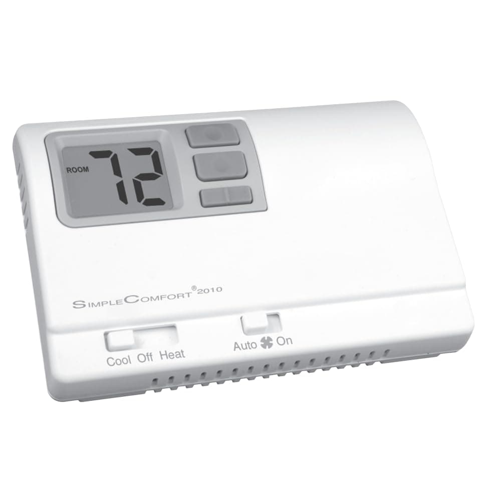 SC2010L Non-Programmable Dual Powered Thermostat, 1H/1C