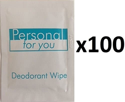 Personal For You Deodorant Wipes - 100 PACK