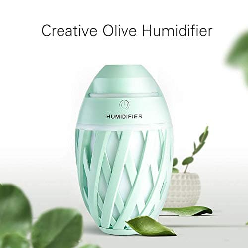 Brezzycloud Olive humidifier Air Diffuser - Ultrasonic Aroma Scent Diffuser - Cool Mist Electric Humidifier for Aromatherapy and Olive Coconut oil