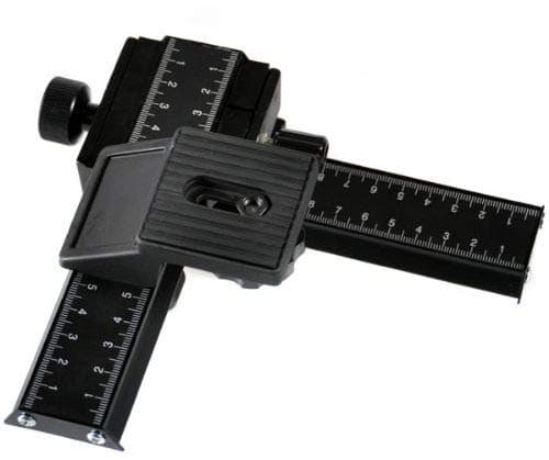 eWINNER Macro Focusing Rail Set with 4 Way, Fine Control and Camera for Photography