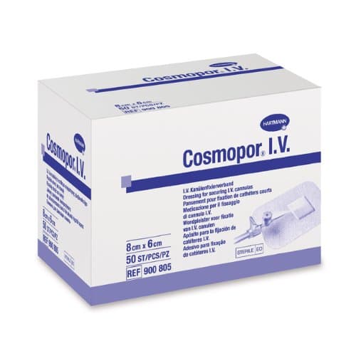 Cosmopor I.V. Cannula Plaster 8 x 6 cm