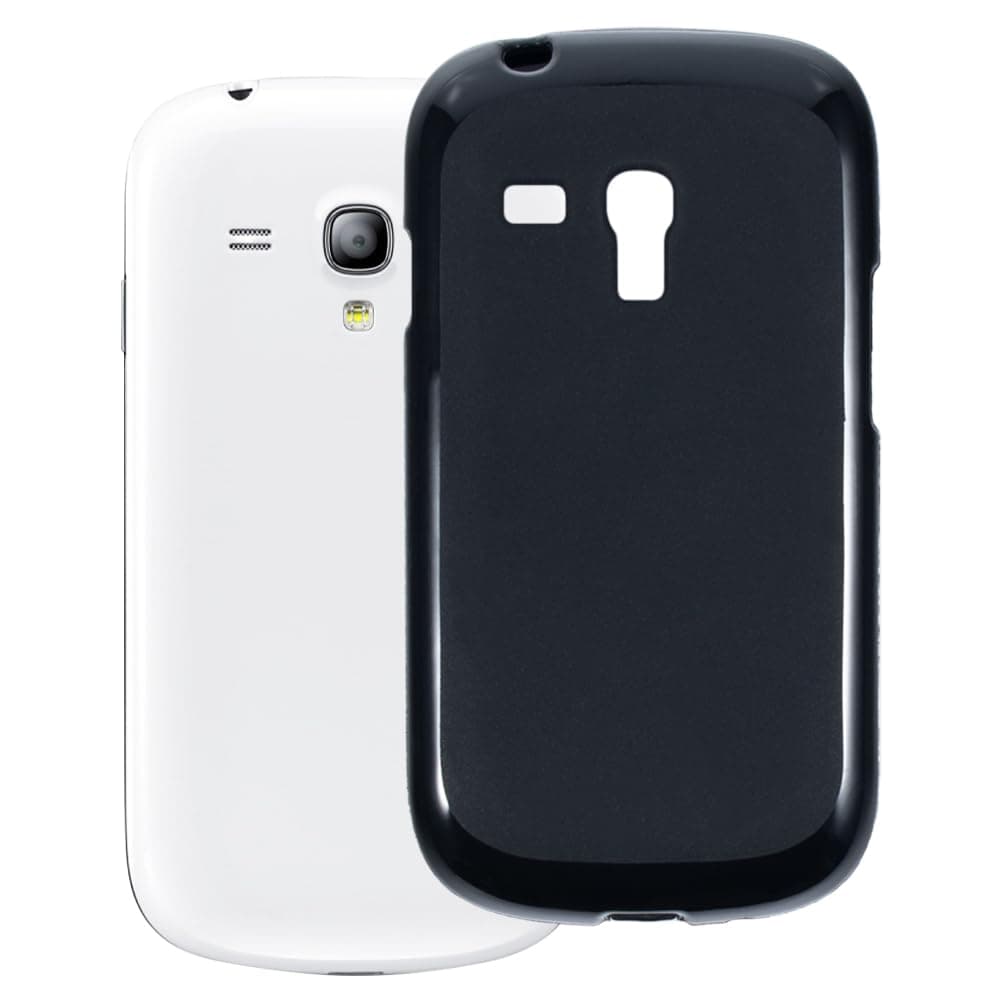 Case Compatible with Samsung Galaxy S3 Mini i8190 Case Shockproof TPU Soft Flexible Gel Protective Phone Cover with Anti-Scratch & Military-Grade Anti-Drop (Black)