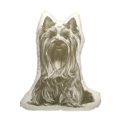 Organic Cotton Yorkshire Terrier Pillow
