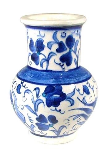 Cini Miniature Vase 'Blue Flowers'