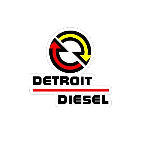 Detroit Diesel Sticker Decal Small