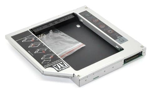 HDD/SSD adapter caddy for Apple iMac 17" 20" 24" (2006 - Early 2008) & Mac Mini (2006 - 2007) replaces SuperDrive 12.7 mm (SATA - PATA/IDE) - TheNatural2020