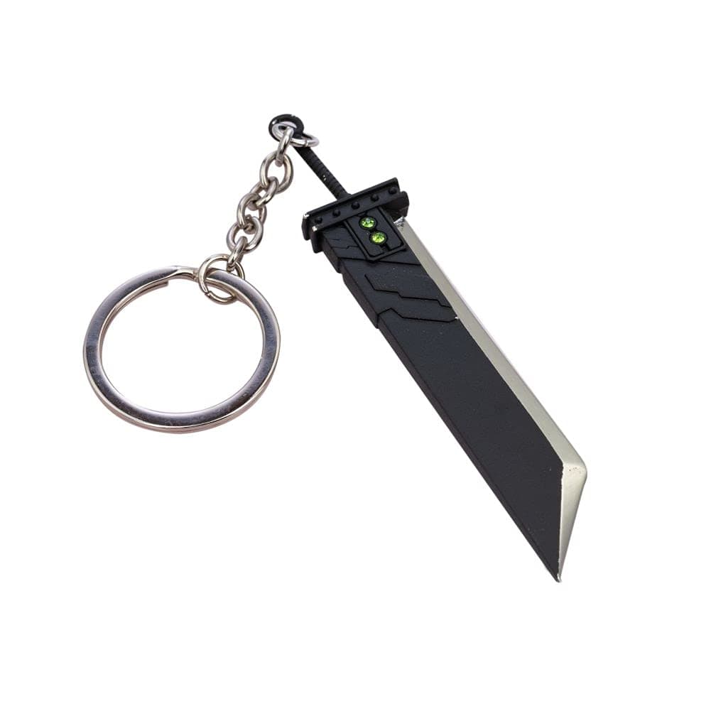 Evere FF7 Remake Cloud Buster Sword Metal Key Chain - 3.9in