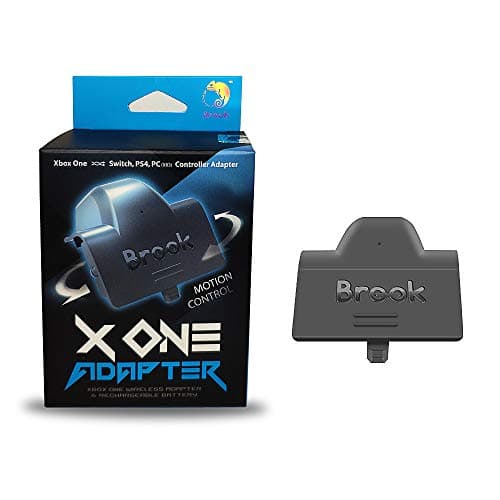 Brook X One Adapter for Xbox One to PS4 Switch PC Wireless Controller Adapter & Rechargeable Battery