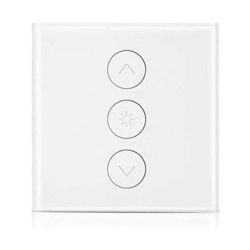 Smart Dimmer Switch, NOTSEK WiFi Touch Wall Light Dimmer Switch Compatible with Alexa/Google Home/IFTTT, 1 Gang App Remote Control, Timming Function, 2A 400W, White(Neutral Wire Required, 2 Pack)