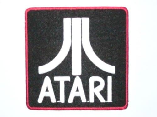 Atari Logo Iron On Sew On Retro Gamer Embroidered Patch