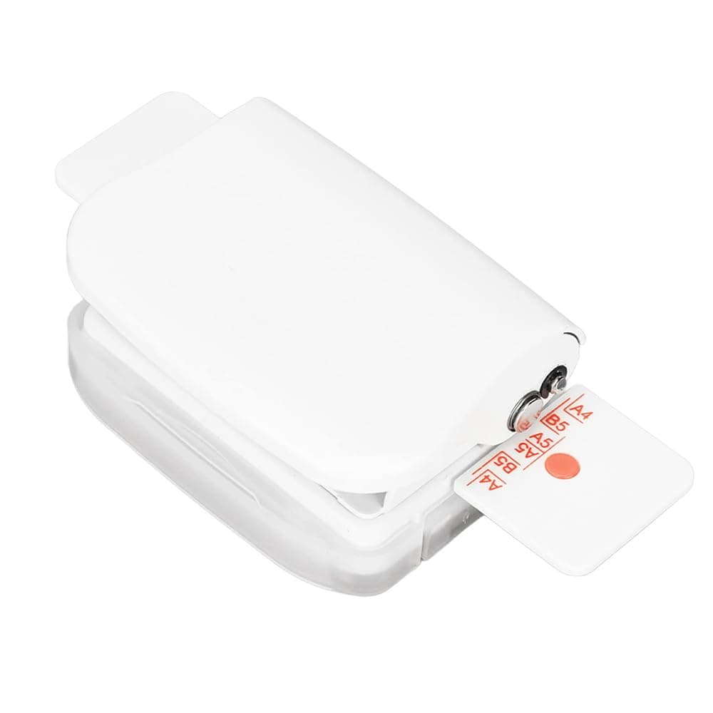 QUTBAG 6 Holes Cinch Book Binding Machine, Manual Comb Binding Machine, 6MM Aperture, 7MM Paper Feeding Depth, 9.5MM Hole Spacing, for A4 30 Holes B5 26 Holes A5 20 Holes D