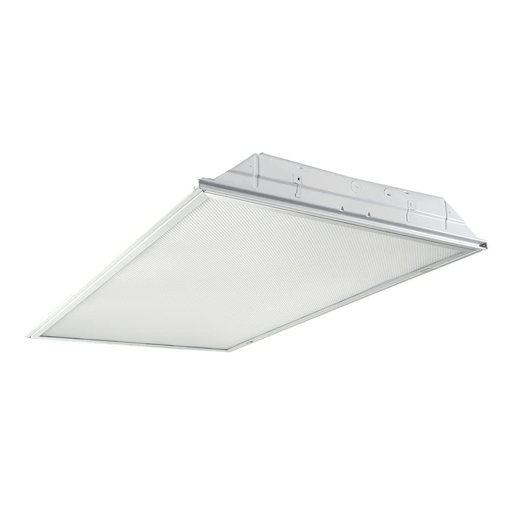 Metalux GRLED 2 ft. x 4 ft. Integrated LED Drop Ceiling Troffer Light, 5000 Lumens, 4000K, White