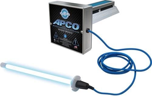 Triatomic - TUV-APCO-DER2 - Two Year Lamp, with 2nd Remote Lamp (18-32 VAC series) APCO In-Duct Air Purifier