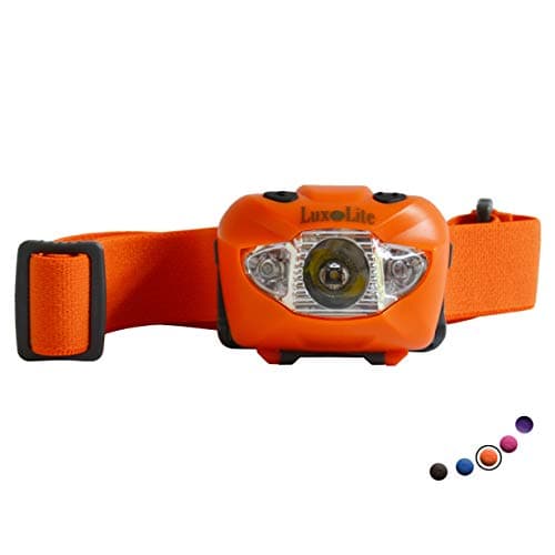 LED Headlamp Flashlight with Red Led Light - Head Lamps for Adults - Brightest Headlight Lamp Camping Hiking Running Fishing Hunting - Waterproof Headlamps - Best Work Head Lamp with Free Batteries