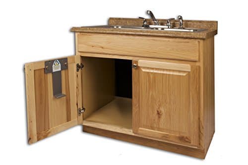 Kitchen Compost Caddy Cabinet Mounting Rack For Use With Kitchen Compost Caddy Vented Compost Bin - Pail (labeled NPL-390 on pail bottom - sold separately)