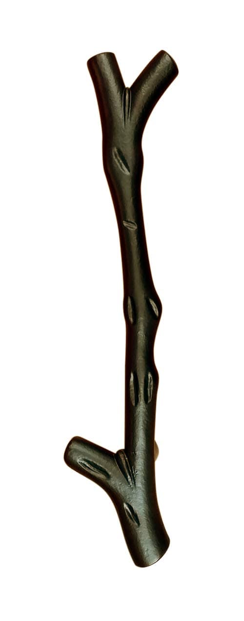 Large Tree Branch Barn Door Handle 13 1/2 inches Long (Matte Bronze)