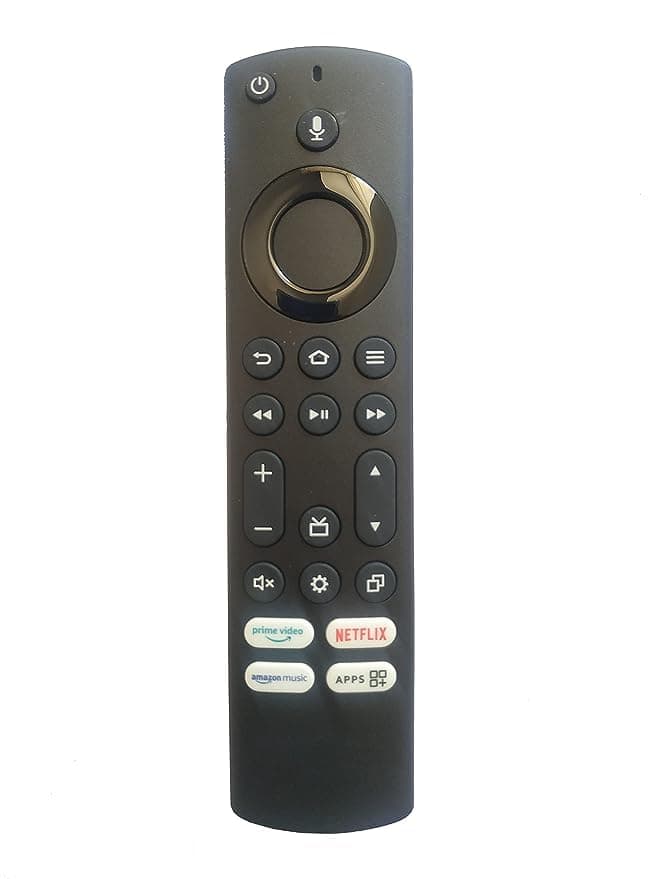SKPM TV Remote Compatible for Smart LED TV Remote Control (Without Voice Function) for AMAZONBASICS Remote Controller (Black)