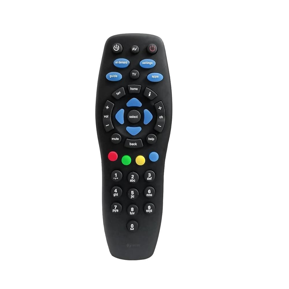 7SEVEN®Compatible with Tata Sky Set Top Box Remote Control Suitable for HD SD Tata Sky Setup Boxes Non-Voice Command - Match Keys Exactly with Existing Tata Play Set-Top Box Remote Controller