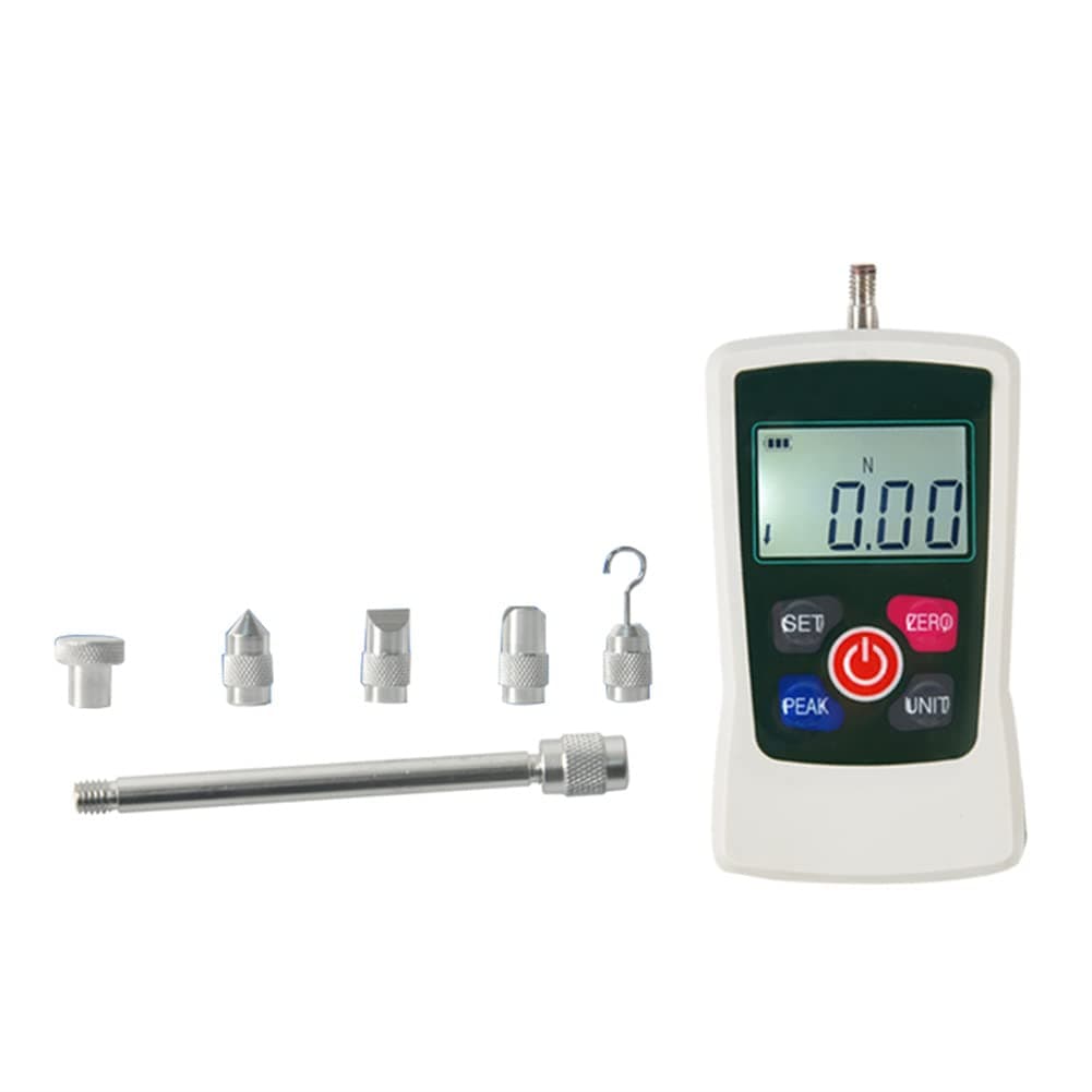 100N Digital Force Gauge Push and Pull Tester with 4 Measurement Units N Kg Lb Oz, Accuracy ±1％