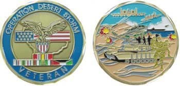 Operation Desert Storm Veteran Challenge Coin
