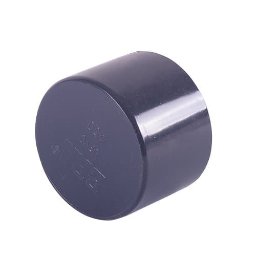 40mm Plain PVC End Cap
