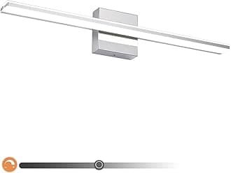 Dimmable Vanity Light Bar Chrome Bathroom Vanity Lights Fixtures 24 inch Bath Light Over Mirror Acrylic Lamp for Mirror in Restroom Bedroom Linear Bath Wall Lighting 6000K