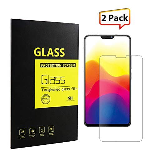 Vivo v9 Screen Protector Glass（2 Pack） 9H Hardness Scratch Resistant High Touch Sensitivity Specially Designed for Vivo v9 Smartphone.