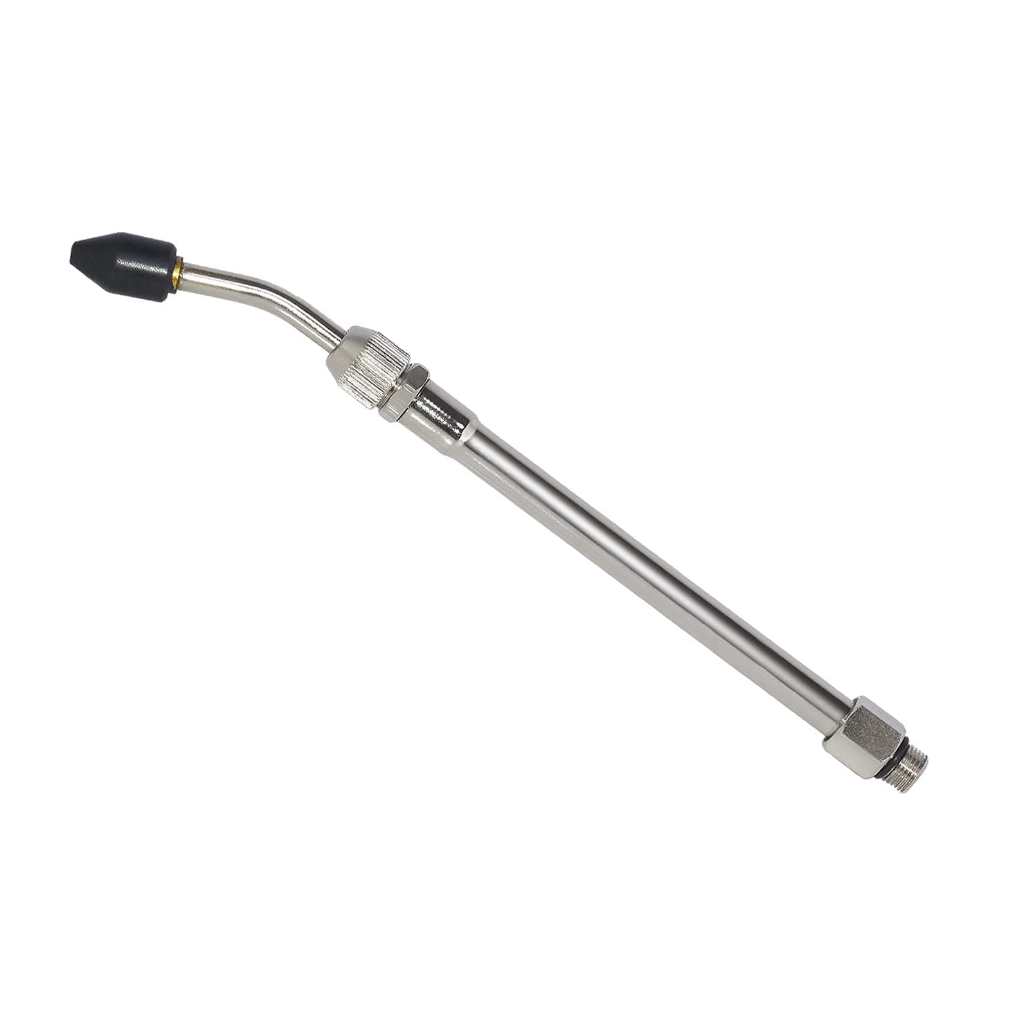 FIRSTINFO A18524A Length Extendable Adjustable Air Flow Nozzle Length: 7.68-11.81 inch (195-300 mm) for FIRSTINFO 2-Way Air Duster Blow Gun