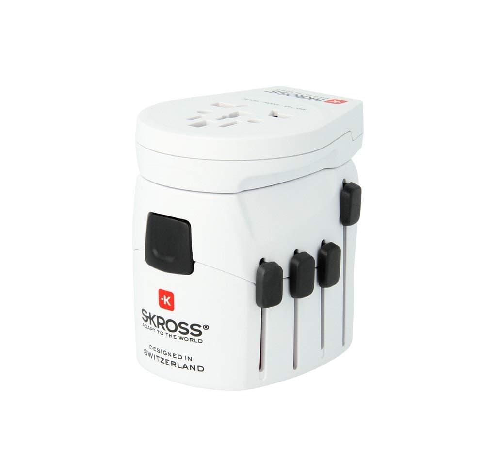 Pro-World & USB Travel Adaptor, White