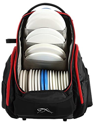 Upper Park Designs Disc Golf Bag Rebel V4 Extra Light Disc Golf Backpack 25 Disc Capacity