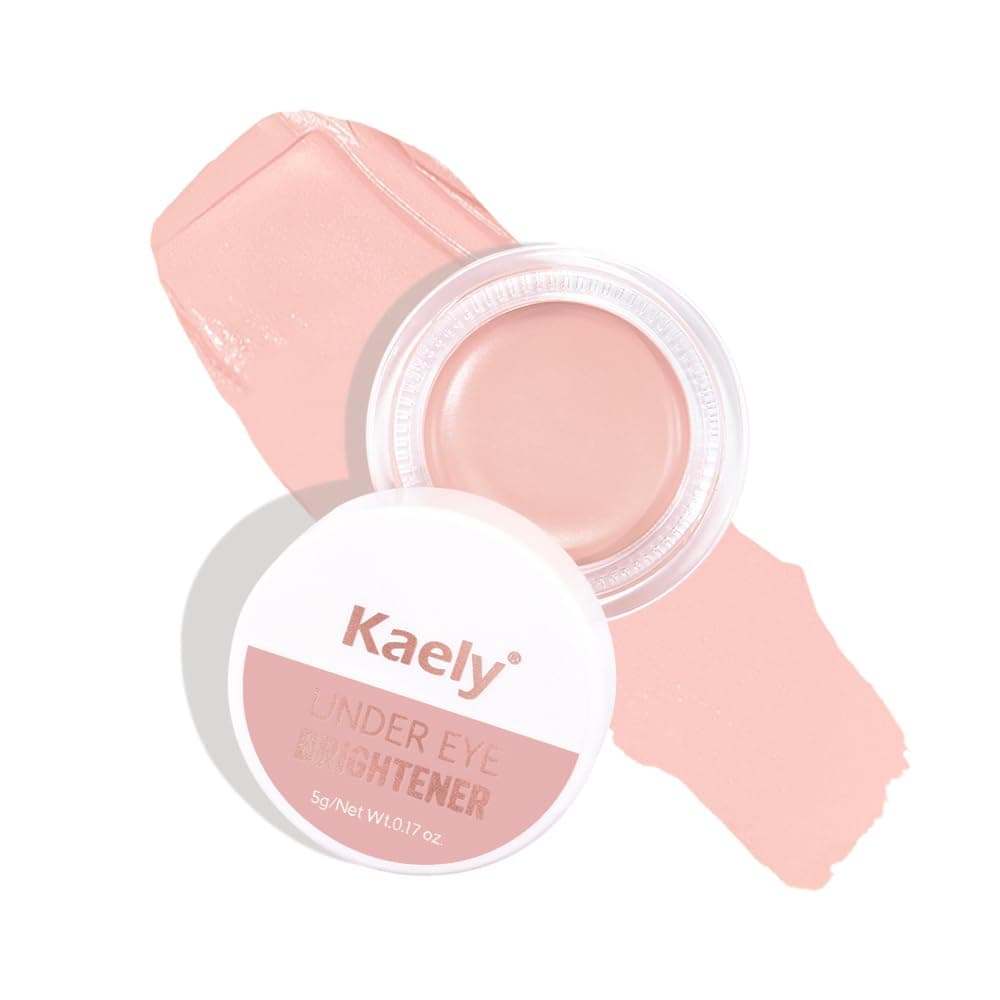 Kaely under Eye Brightener,Conceal Brighten Dark Circles,Color Correcting Pot...