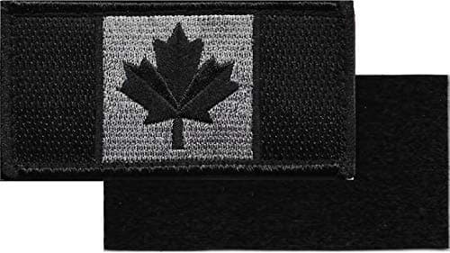 Tactical Canadian Flag Patch with Hook/Loop Backing