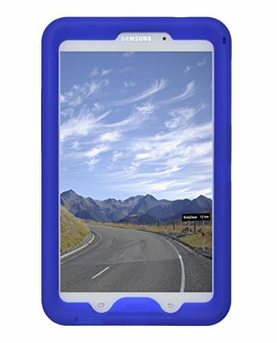 Bobj Rugged Case for Samsung Galaxy Tab 4 8-inch Tablet SM-T330, SM-T331, SM-T335, SM-T337, SM-T337A Other SM-T33 (Not for Tab A 8) - BobjGear Sound Amplification - Kid Friendly (Batfish Blue)