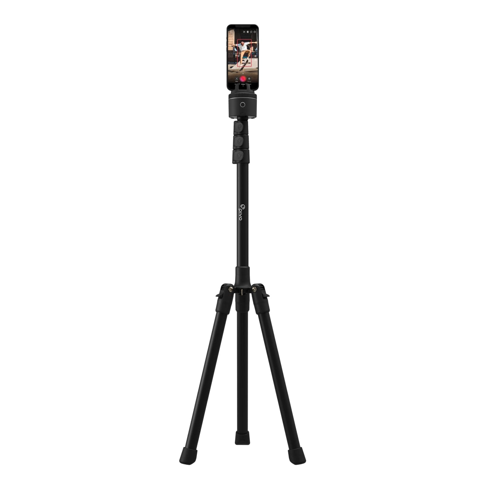 63"/160cm Extendable Cell Phone & Camera Tripod with Sturdy, Lightweight, Portable, Foldable Stand for Video Recording with Universal 1/4"" Thread for DSLR, Smartphone, Action Camera & Pivo Pods