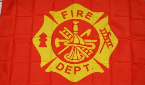 3X5 Ft Fire Department Dept. Sign Flag