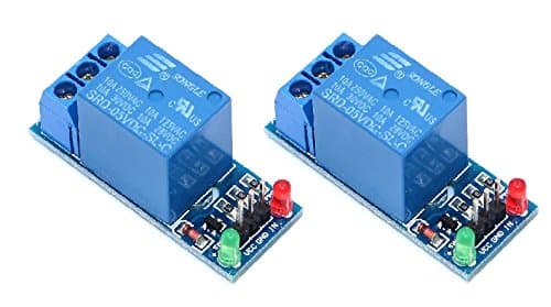 5V DC 1Channel Low Level Trigger Power Relay Module (2 Pack) SRD-05VDC-SL-C, RBTMKR
