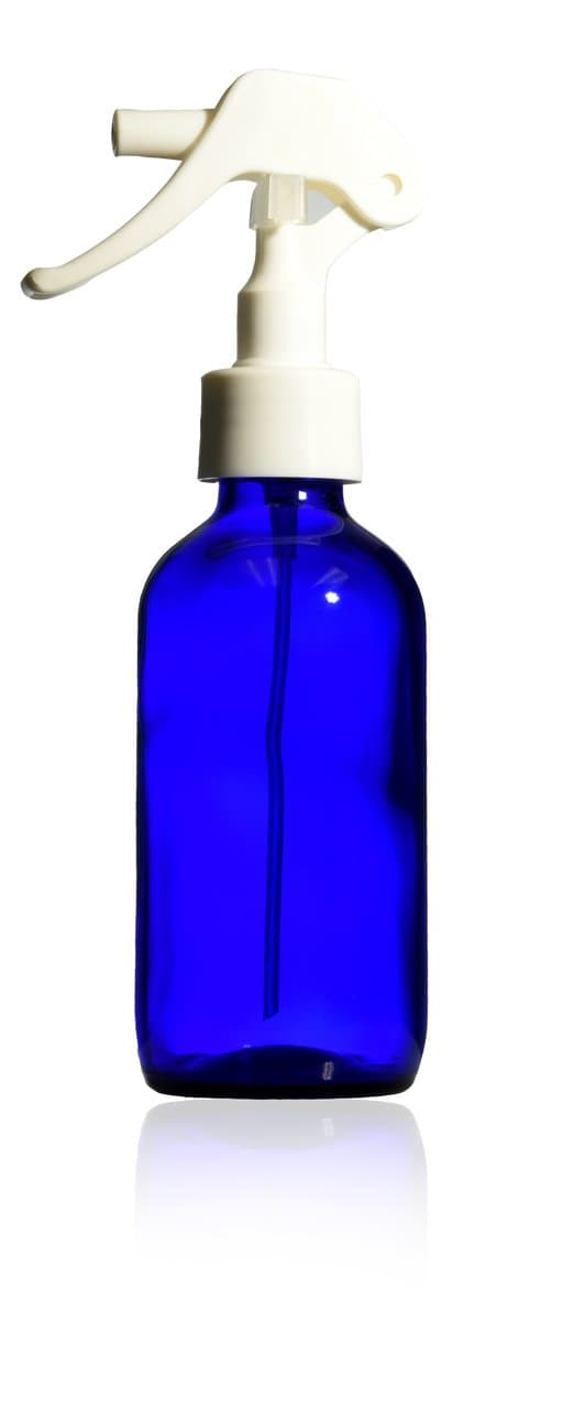 4 Oz (120ml) Cobalt Blue Glass W/mini Trigger Sprayer- Pack of 6