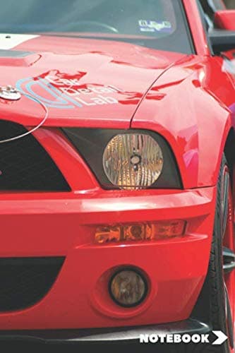 Notebook Mustang Car :Notes,journal,organizing and braindstorming,Goal setting,drawing,lists,School Notebook,Present,Travel: Blank,White Paper,Unlined,6" x 9",Page 110
