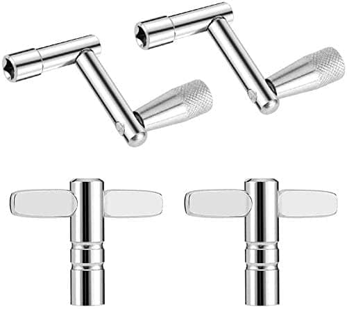 4 Pack Silverline T-Type and Continuous Motion Speed Drum Key Set