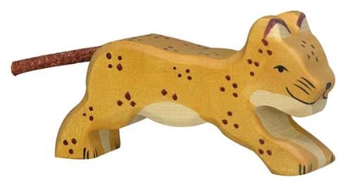 Holztiger Leopard Wooden Figure (Small)