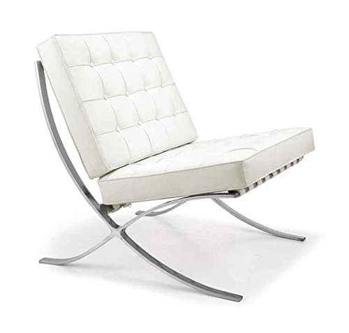 Barcelona Lounge Chair (White)