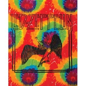 Led Zeppelin Tie-Dye Tapestry 40 x 45